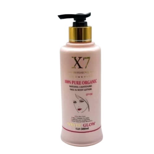 X7 Pure organics  White Glow lotion 2pcs