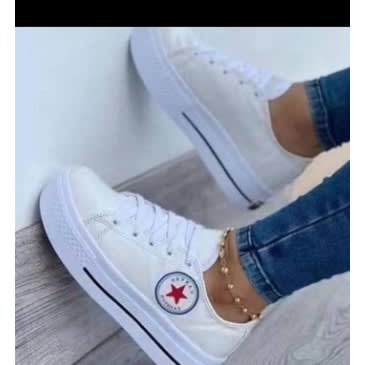 Woman Star Sneakers - White