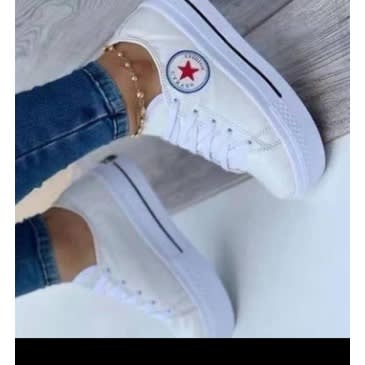 Woman Star Sneakers - White