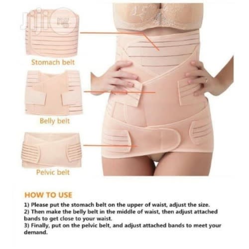 3 In 1 Postpartum Support Recover Girdle Belly Waist Pelvis Trainer