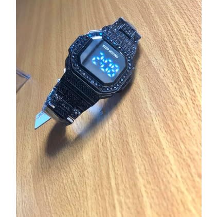 Touch Screen Iced Luxury Men's Wrist Watch