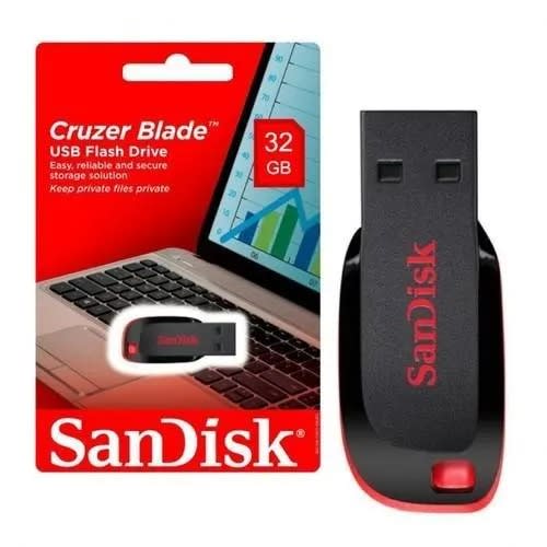 Cruzer Blade Sandisk Usb Flash Drive - 32gb