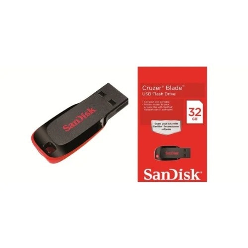 Cruzer Blade Sandisk Usb Flash Drive - 32gb