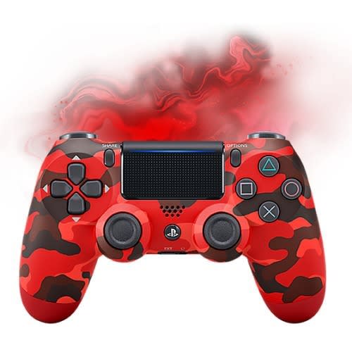 Ps4 Dualshock Game Pad Controller - Red Camo