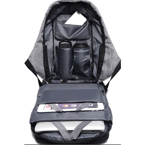 Anti Theft Laptop Backpack - Black