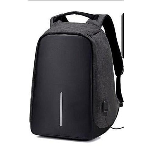Anti Theft Laptop Backpack - Black