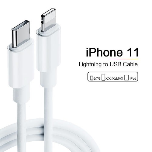 Usb-c To Lightning Cable For Apple iPhone 11 Pro