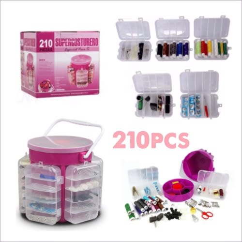 Adapter And Foot Pedal Sewing Machine + Free 210 Piece Deluxe Sewing Kit