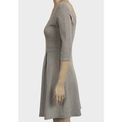Ladies Textured Skater Dress