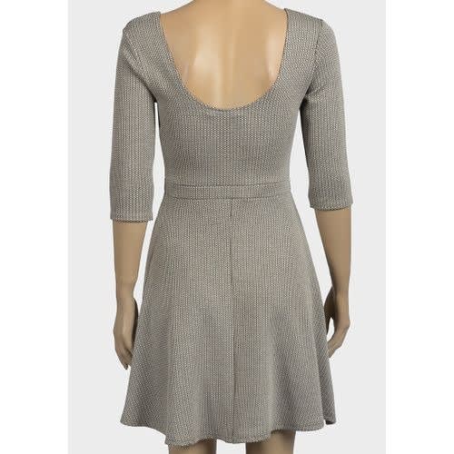 Ladies Textured Skater Dress
