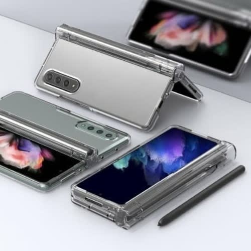 Case For Galaxy Z Fold 3  With Pen Holder And Screen Protector