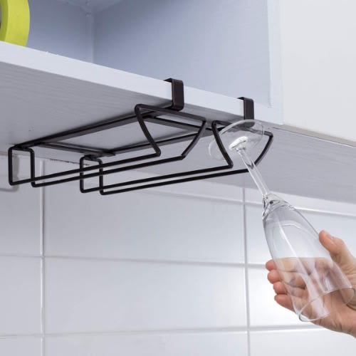 Wine Glass Cabinet Hanger Storage Rack