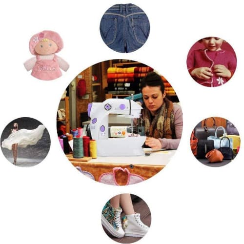 Adapter And Foot Pedal Sewing Machine + Handy Stitch Sewing Machine