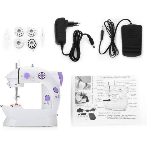 Adapter And Foot Pedal Sewing Machine + Handy Stitch Sewing Machine