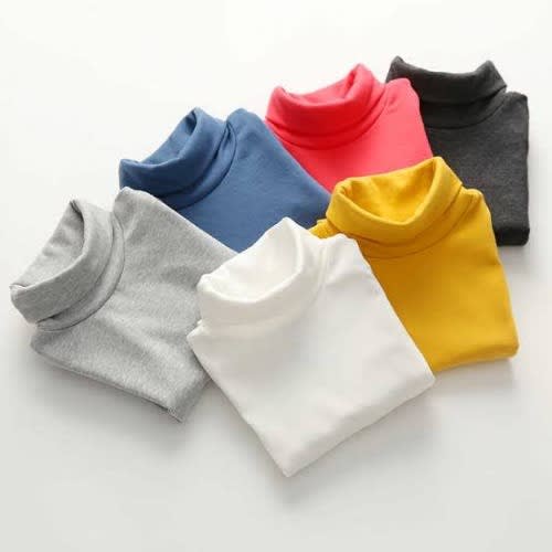 6pcs Women's  Turtleneck Sleeveless Tops