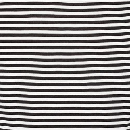 Striped Jersey Top- Black/white