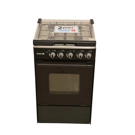 Standing 4 Burner Gas Cooker - Black - Sfc5402 B