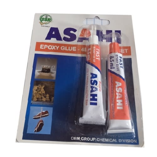 Set Of Asahi Epoxy Glue (4 Minutes)- 8.5ml