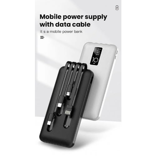 Shplus 1000mAh Power Bank - 4 in 1 Cable Output