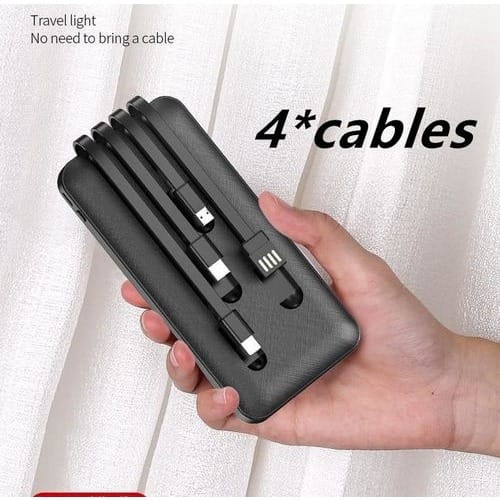 Shplus 1000mAh Power Bank - 4 in 1 Cable Output
