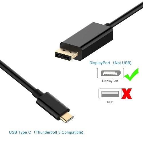 USB C To Display Port Cable