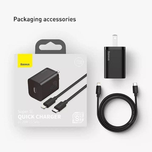 Baseus Super Fast Charger 20w Pd Super Usb C Plug Charger For Iphone 12 Series