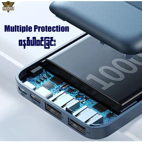 Rpp-96 Lango Series Dual Usb Ports 10000mah Fast Charge Power Bank