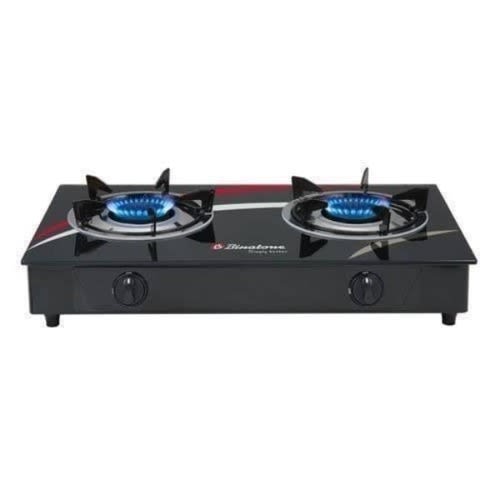 Glass Table Top Gas Cooker - 2 Burner