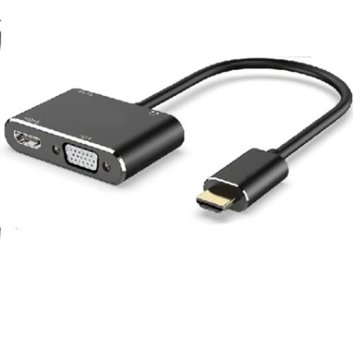 Hdtv Adapter  Hdmi To Hdmi  + Vga Adapter With Audio