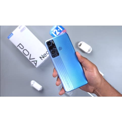 Pova Neo - 6.8"HD+ - 64GB ROM - 4GB RAM - 13MP - 4G Dual SIM - 6000mAh - Fingerprint - Greek Blue