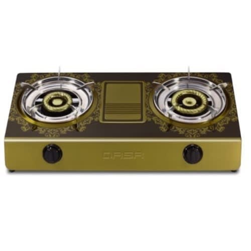Stainless Steel Double Gas Cooker