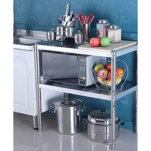 2 Layers Stainless Steel Storage Shelf