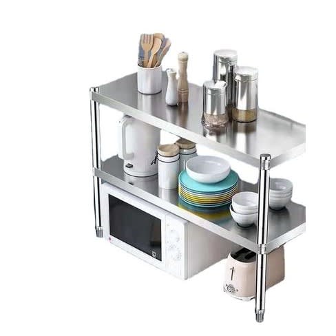 2 Layers Stainless Steel Storage Shelf