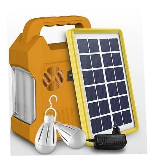 Multi-functional Solar Power Kit And Music System With Fm Radio