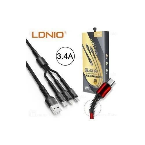 3-in-1 Fast USB Charging Cable - Micro - Lightning & Type-c