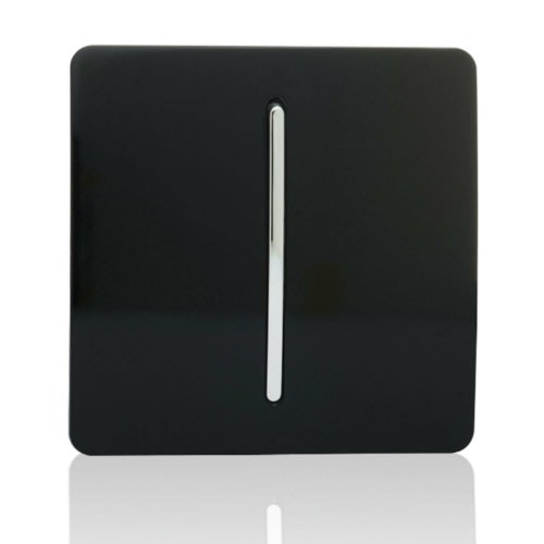 Uk 1 Gang Black Switch