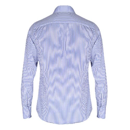 Men’s Striped Shirt- Blue. Msht-4432
