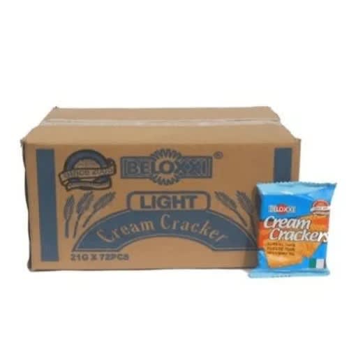 Beloxxi Cream Crackers - Carton Of 72