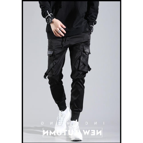 Combat Black Cargo Pant