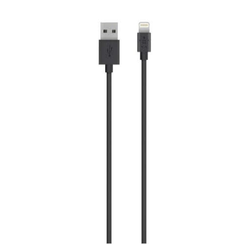 Lightning To USB - A Cable - 1m - Black PVC