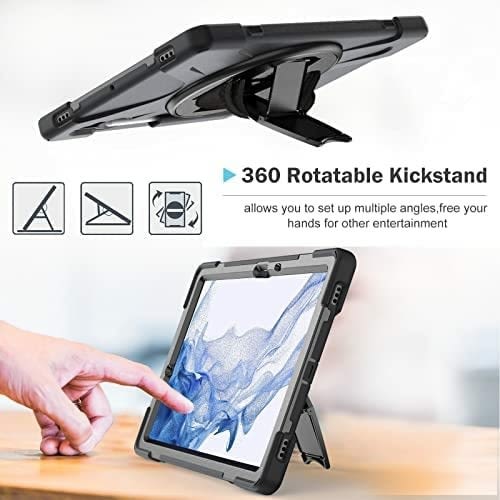 Full Body Shockproof Amored Defender Case For Samsung Tab S8 Ultra 2022