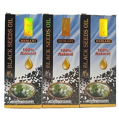 Black Seed Oil (nigella Sativa) -125ml Bottle X 3pcs