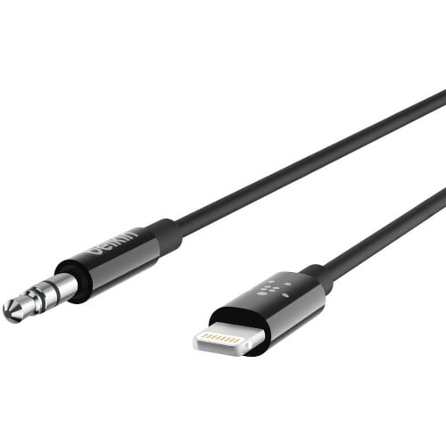 Av10172bt03-blk 3.5mm Audio Cable With Lightning Connector - Black