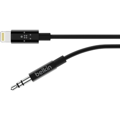 Av10172bt03-blk 3.5mm Audio Cable With Lightning Connector - Black