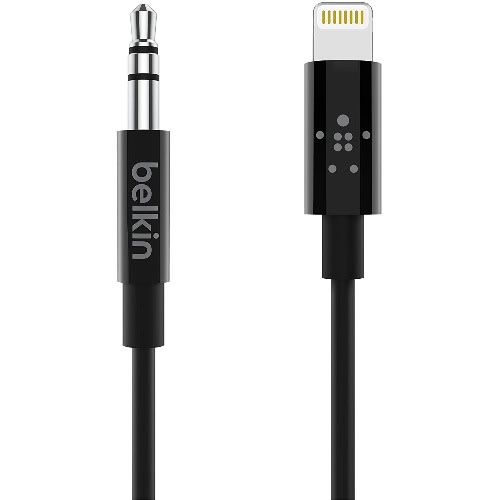 Av10172bt03-blk 3.5mm Audio Cable With Lightning Connector - Black
