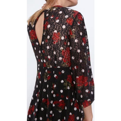 Floral Print Mini Dress