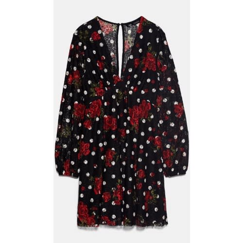 Floral Print Mini Dress
