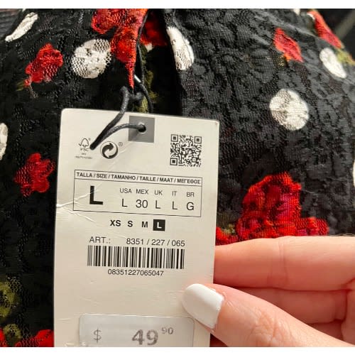 Floral Print Mini Dress