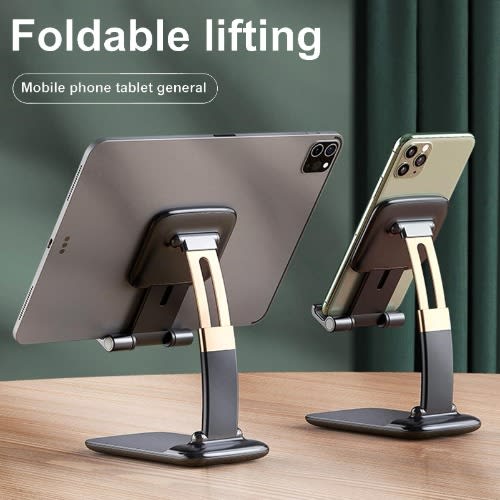 Foldable Gravity Desktop Holder For Smartphone Tablet