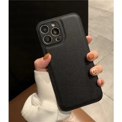 Mutual Leather Case For Iphone 13 Pro Max - Black